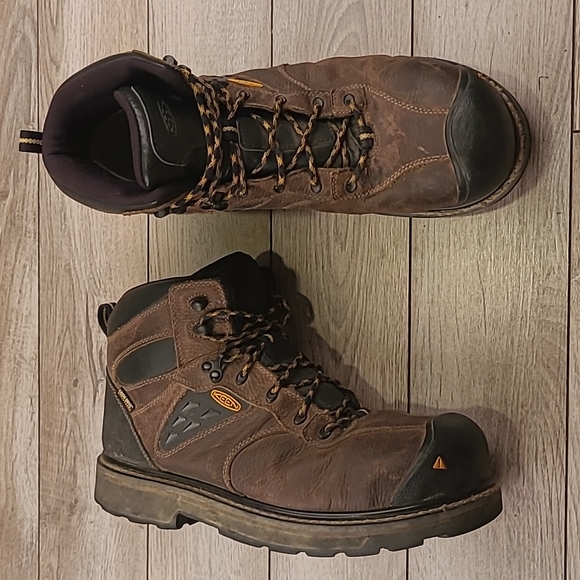 Keen Shoes Keen Dry Mid Waterproof Dark Brown Sz 2 Ee Mens Steel